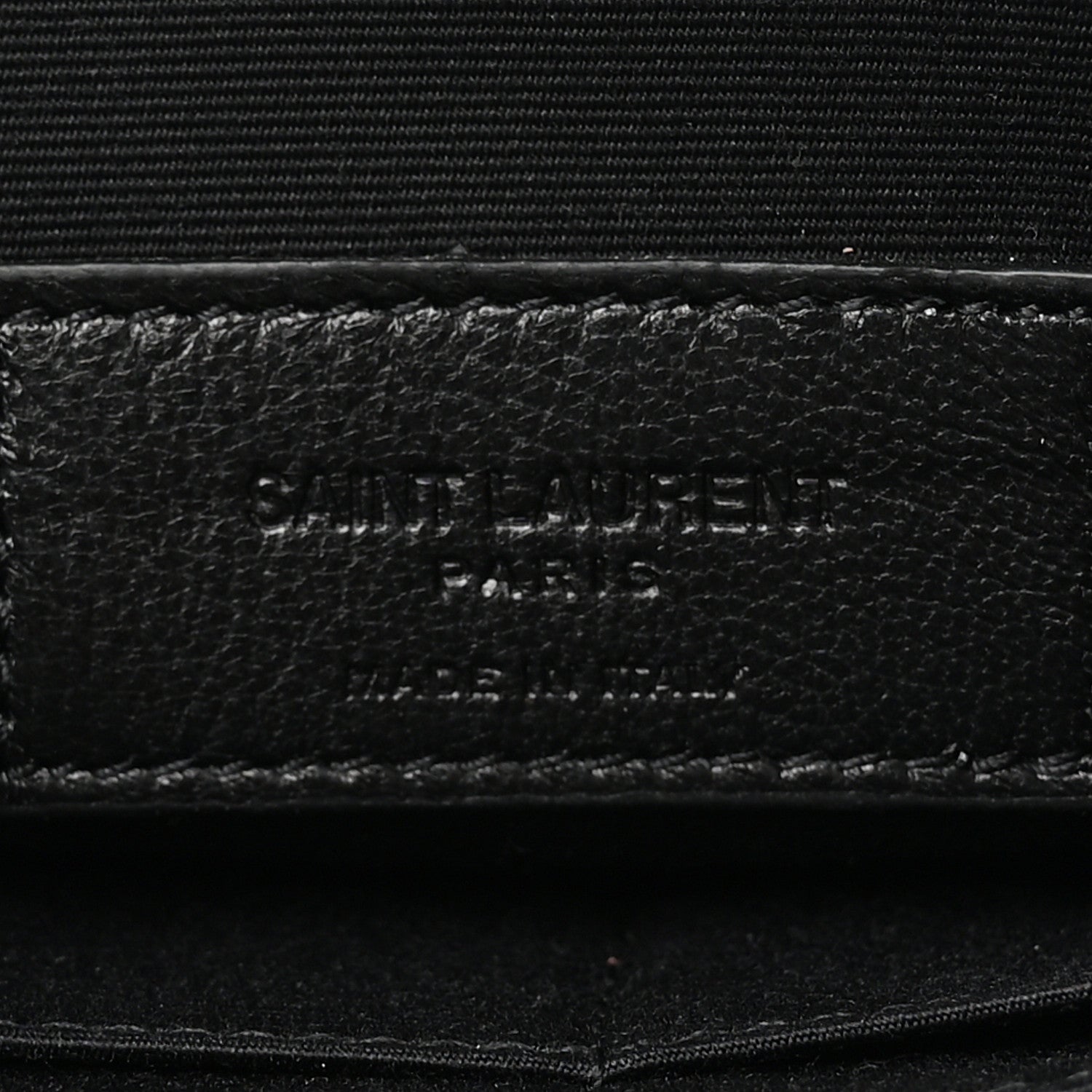 Saint Laurent Calfskin Glitter Zipped Tablet Holder Black 6 of 8