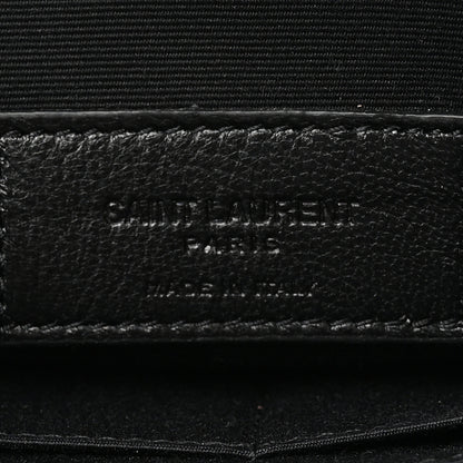 Saint Laurent Calfskin Glitter Zipped Tablet Holder Black 6 of 8