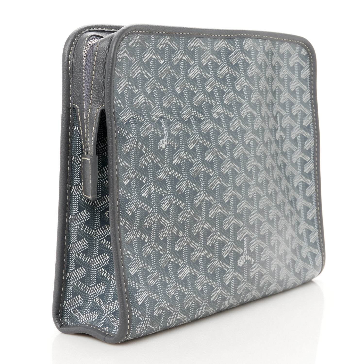 Goyard Goyardine Jouvence GM Toiletry Pouch Grey 3 of 11