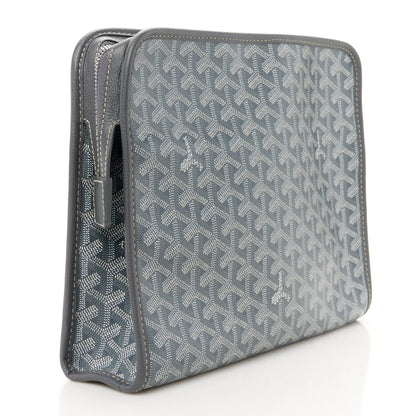 Goyard Goyardine Jouvence GM Toiletry Pouch Grey 3 of 11