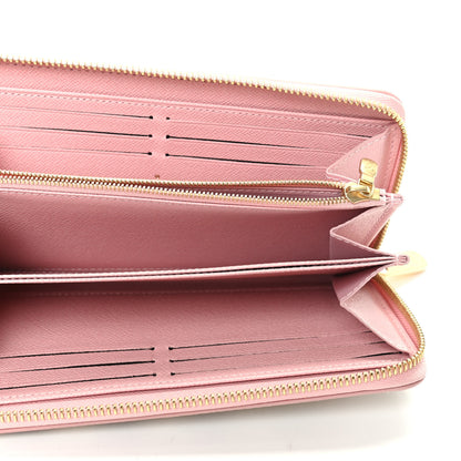 Louis Vuitton Damier Azur Zippy Wallet Rose Ballerine 5 of 10