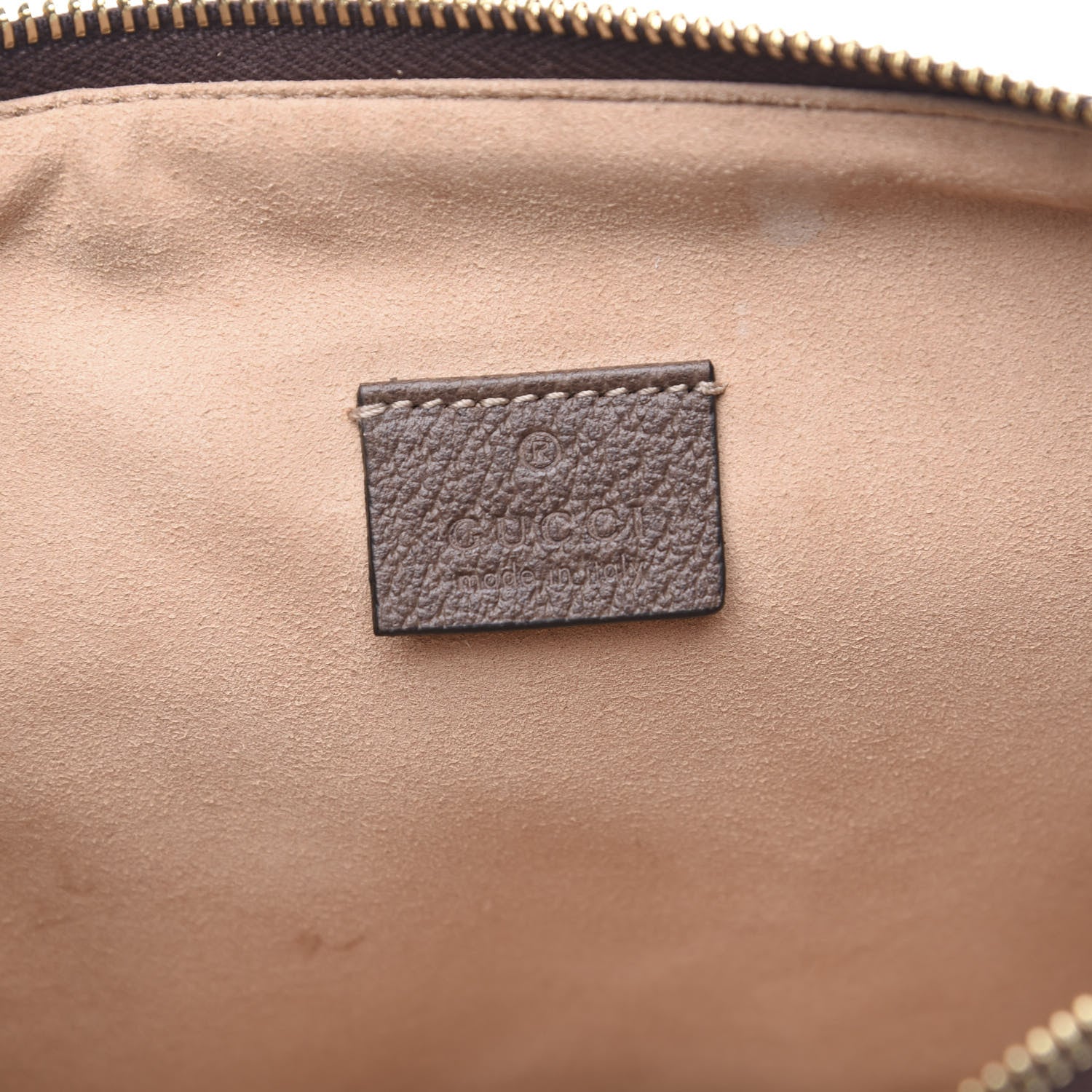 Gucci GG Supreme Monogram Large Ophidia Pouch Clutch Brown 9 of 15