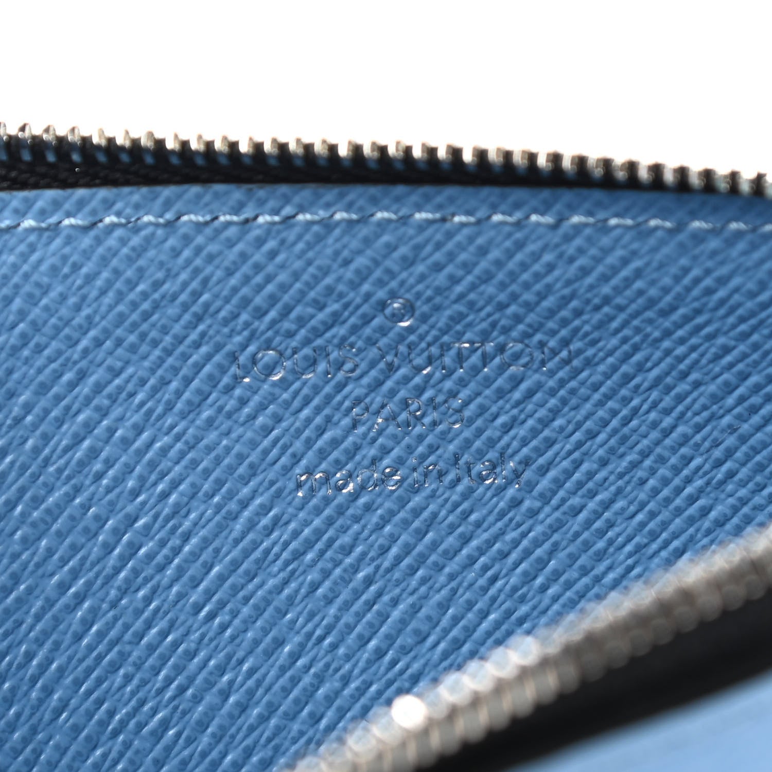 Louis Vuitton Taigarama Coin Card Holder Denim 6 of 6