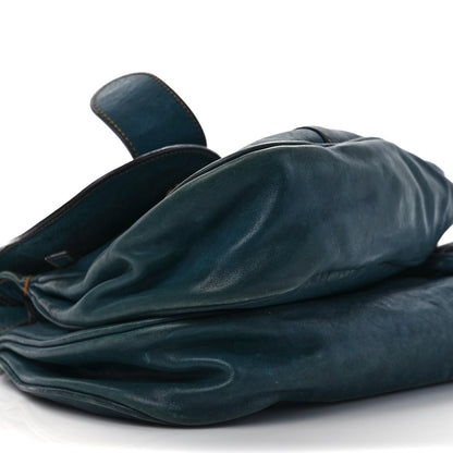 Christian Dior Calfskin Medium Gaucho Double Saddle Bag Dark Blue 8 of 14