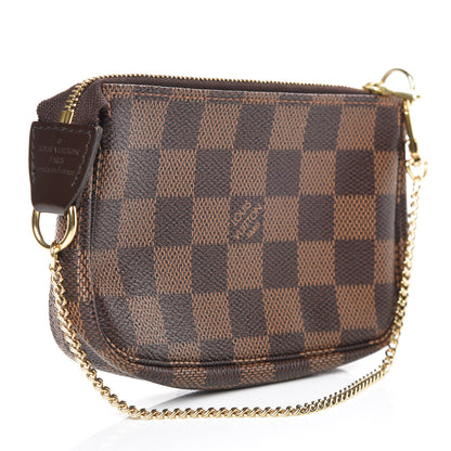 Louis Vuitton Damier Ebene Mini Pochette Accessories 3 of 9