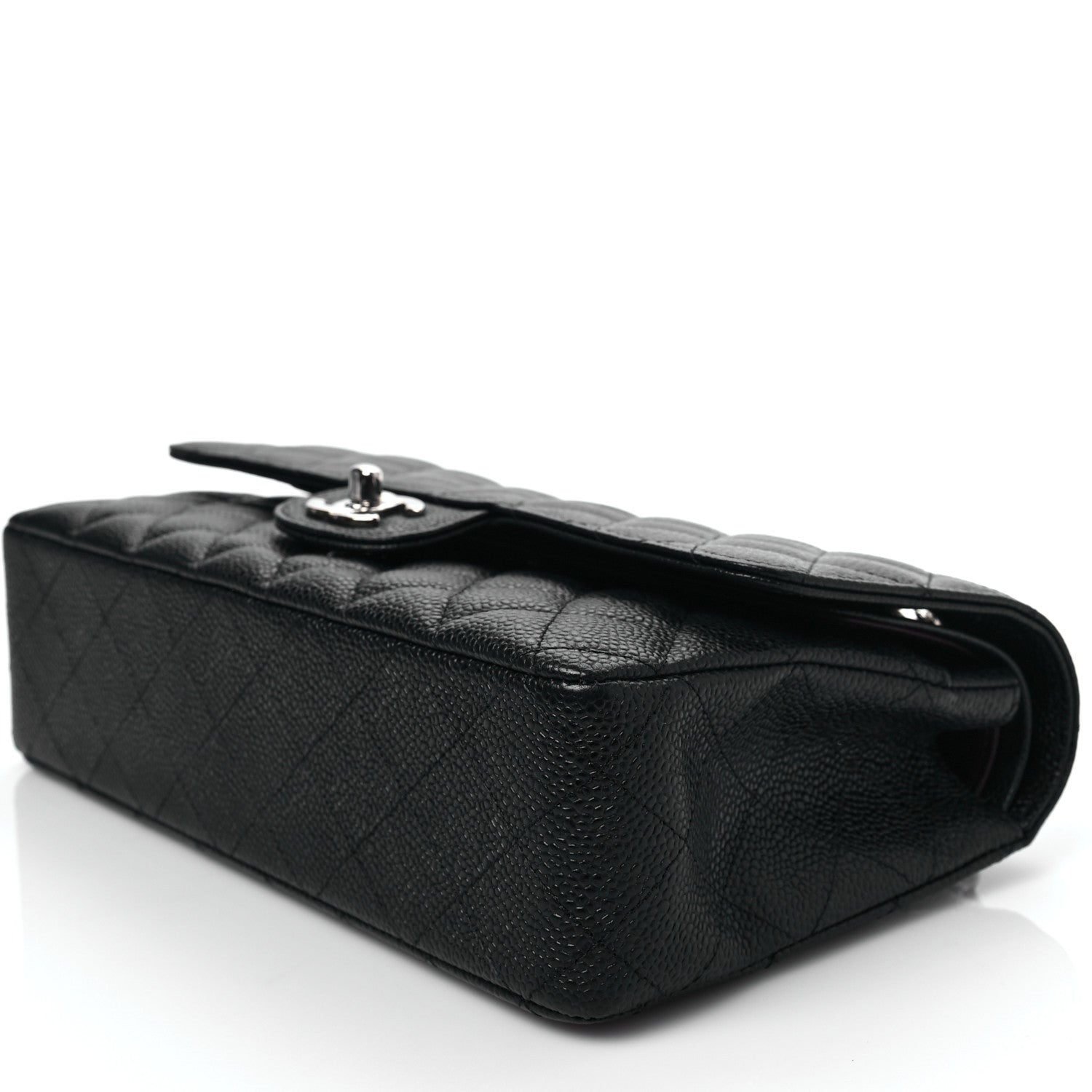 Chanel Caviar Quilted Medium Double Flap Black 8 of 8