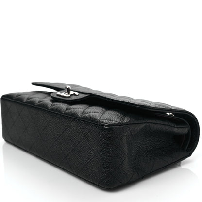Chanel Caviar Quilted Medium Double Flap Black 8 of 8