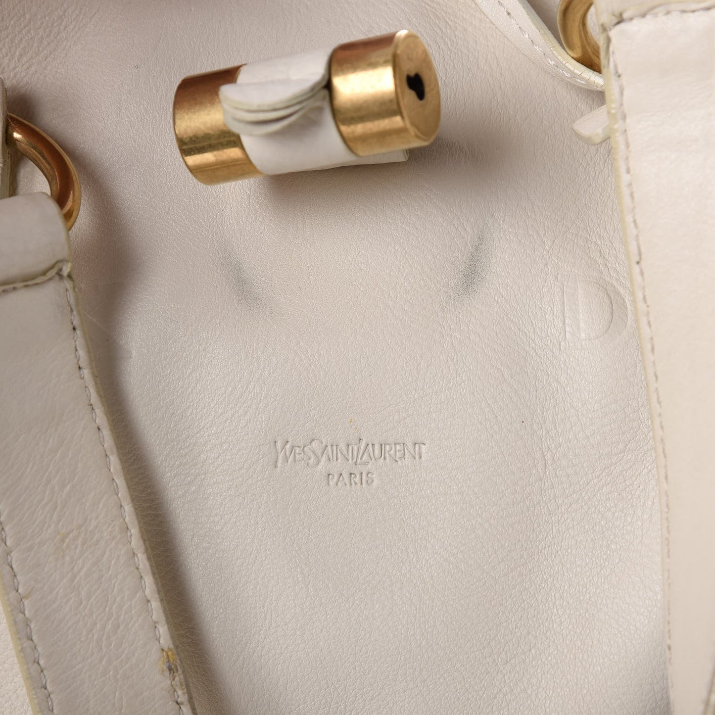 Calfskin Large Muse Tote Bag Ivory