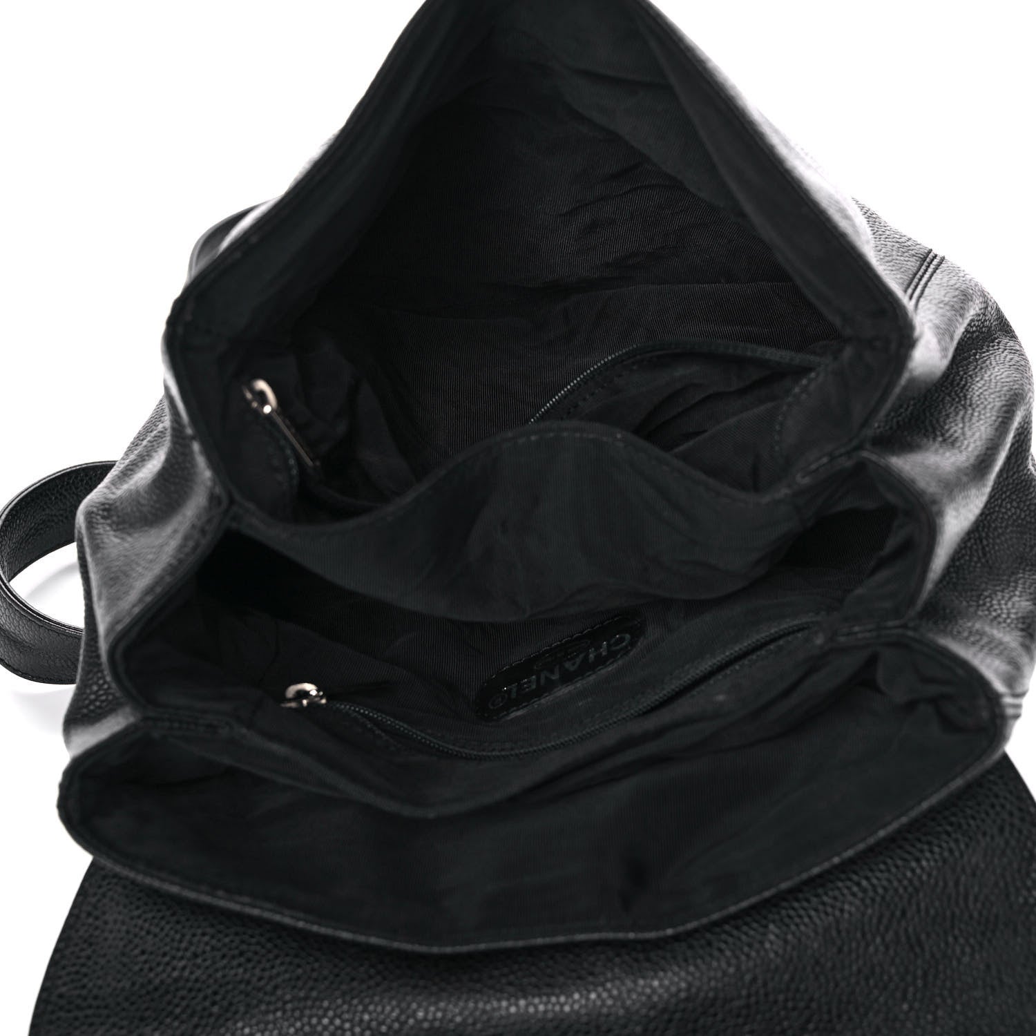 Chanel Caviar CC Backpack Black 4 of 9