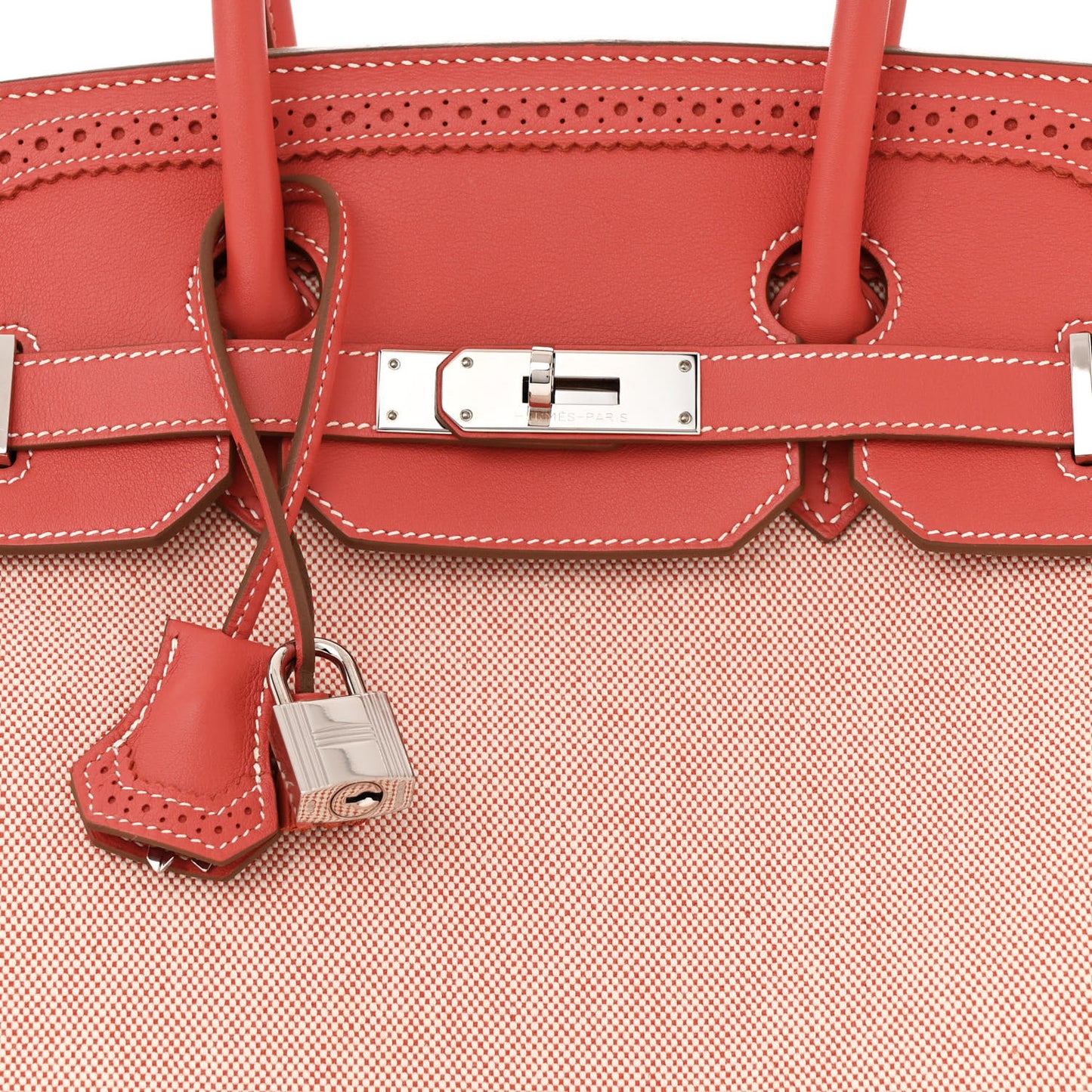 Swift Toile Ghillies Birkin 35 Rosy