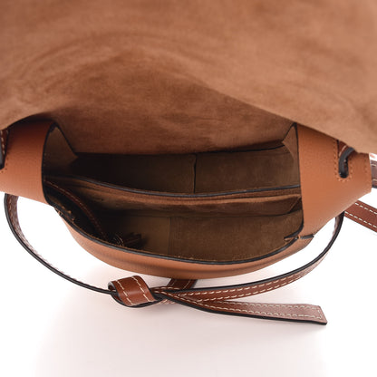 Loewe Grained Calfskin Small Gate Crossbody Bag Caramel Pecan 5 of 9