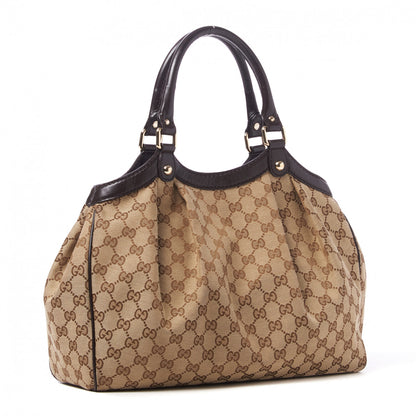 Gucci Monogram Medium Sukey Tote Dark Brown 2 of 10