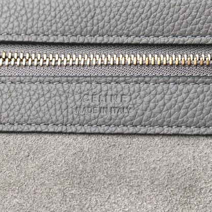 Celine Soft Grained Calfskin Small Belt Cabas Phantom Zinc 6 of 9