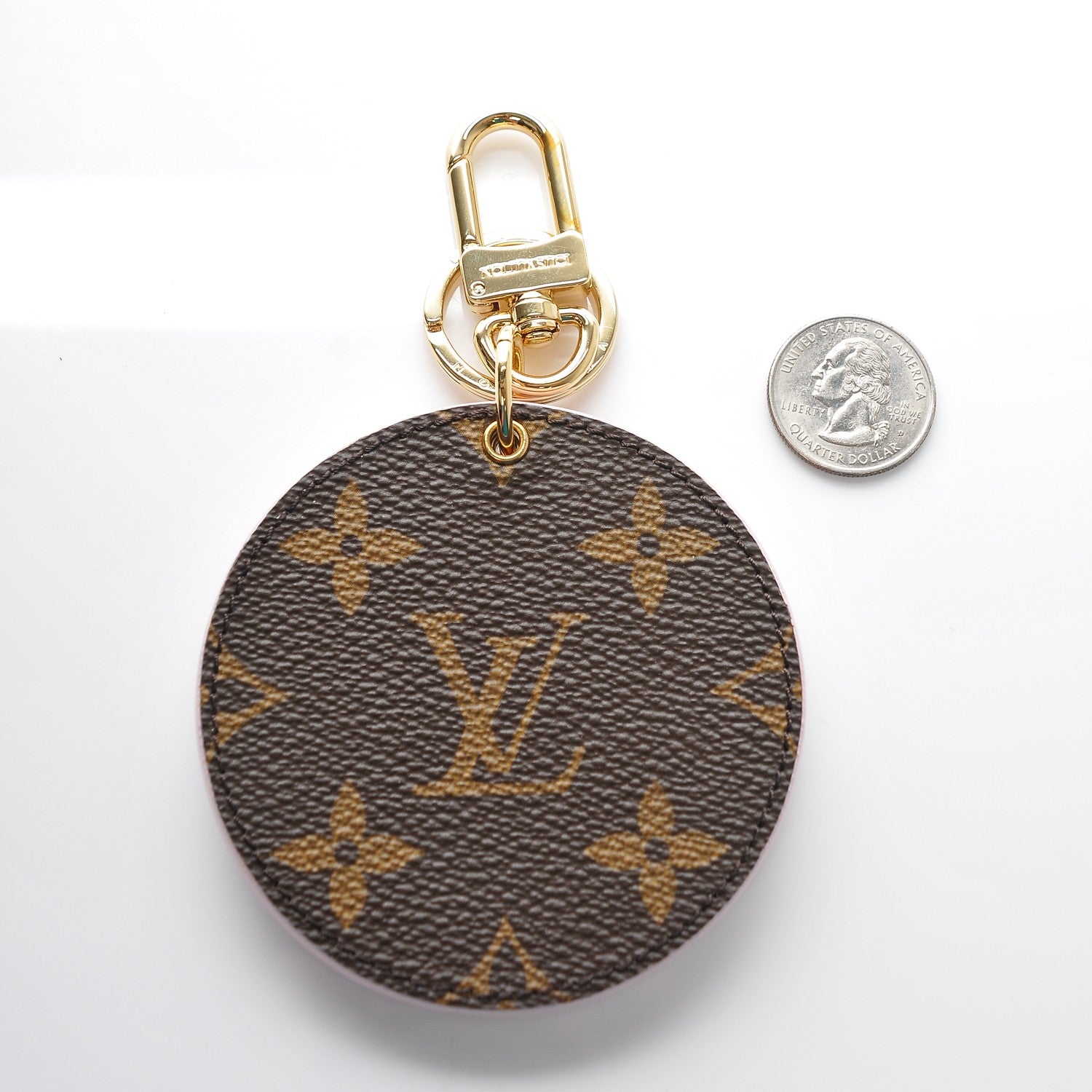 Louis Vuitton Monogram LV Mirror Key Holder Rose Ballerine 3 of 7