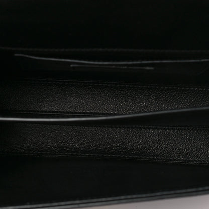 Saint Laurent Grain de Poudre Mini Classic Monogram Cassandra Top Handle Black 5 of 7