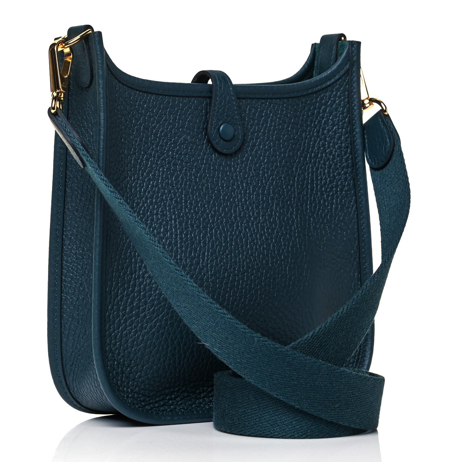 Hermes Taurillon Clemence Amazone Evelyne TPM Vert Cypress 3 of 8