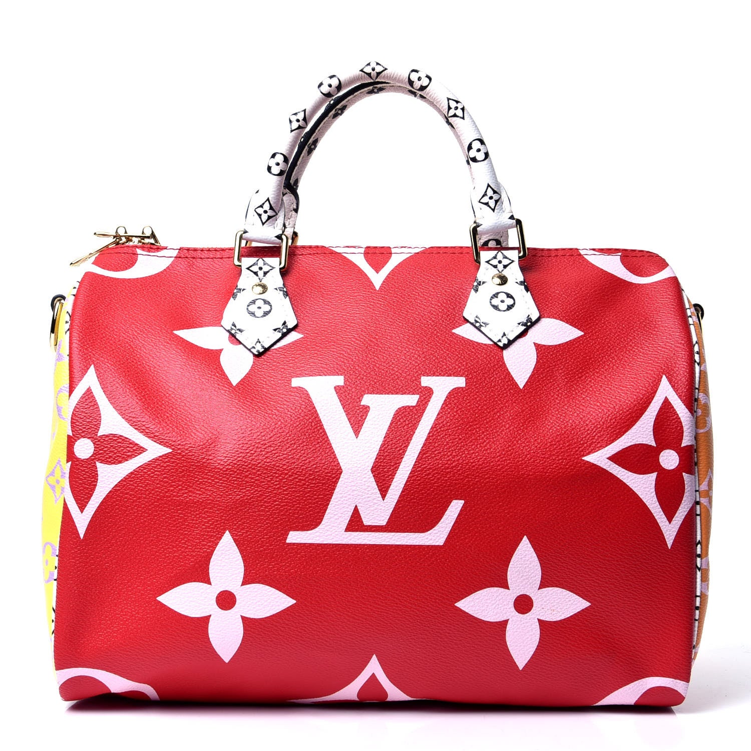 Louis Vuitton Monogram Giant Speedy Bandouliere 30 Rouge 1 of 5