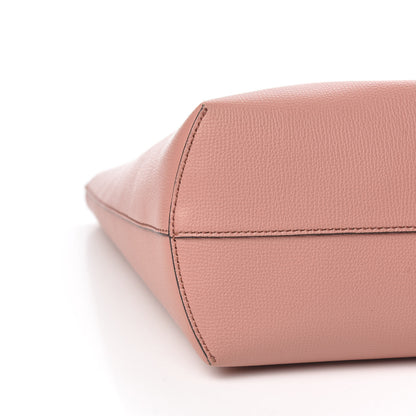 Fendi Vitello Vienna Enamel F is Fendi Shopping Tote Macaron Taupe 9 of 11