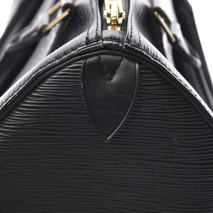 Louis Vuitton Epi Speedy 25 Black 6 of 17