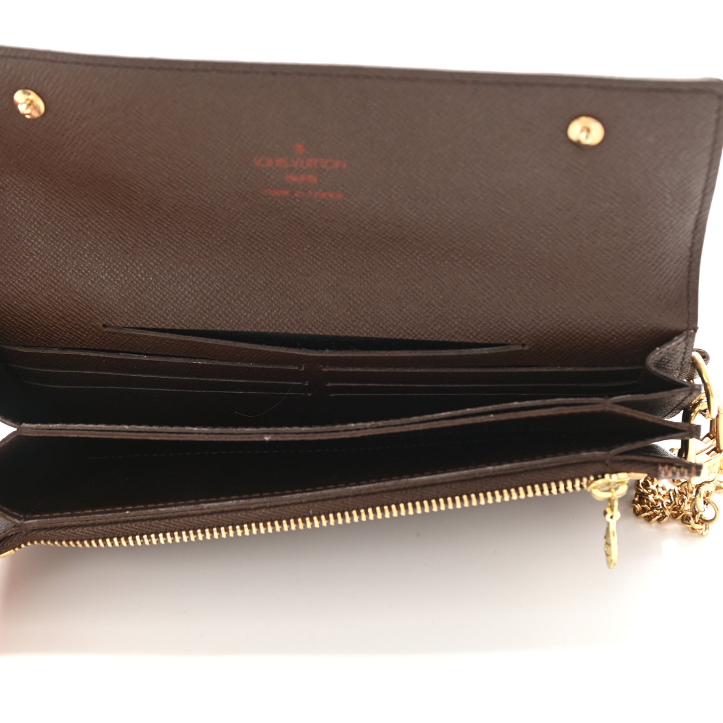 Damier Ebene Portefeuille Long Modulable Wallet