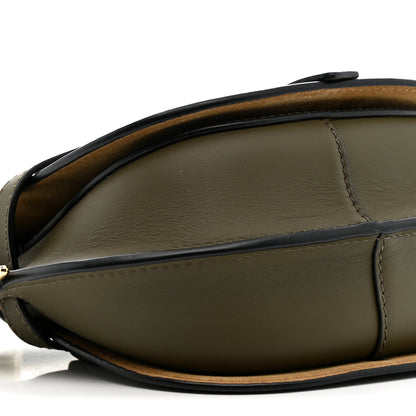 Loewe Calfskin Jacquard Mini Gate Dual Bag Autumn Green 10 of 11