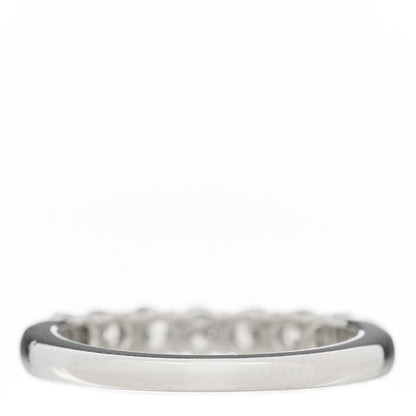 Tiffany Platinum Diamond 3mm Embrace Half Circle Band Ring 49 5 3 of 5