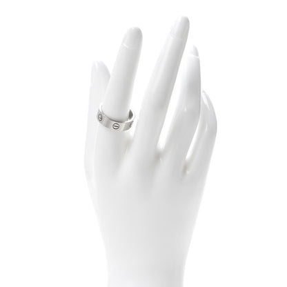 Cartier 18K White Gold 5.5mm LOVE Ring 59 8.75 2 of 4