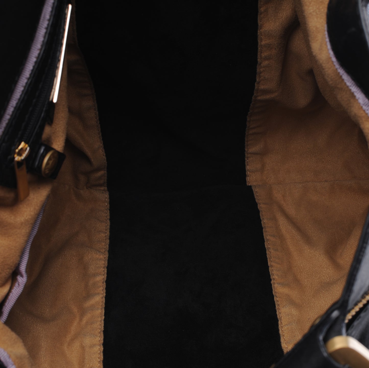 Calfskin Suede Monna L Black