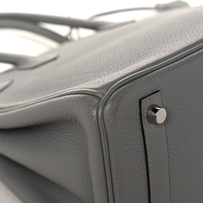 Hermes Togo Birkin 30 Gris Mouette 11 of 38
