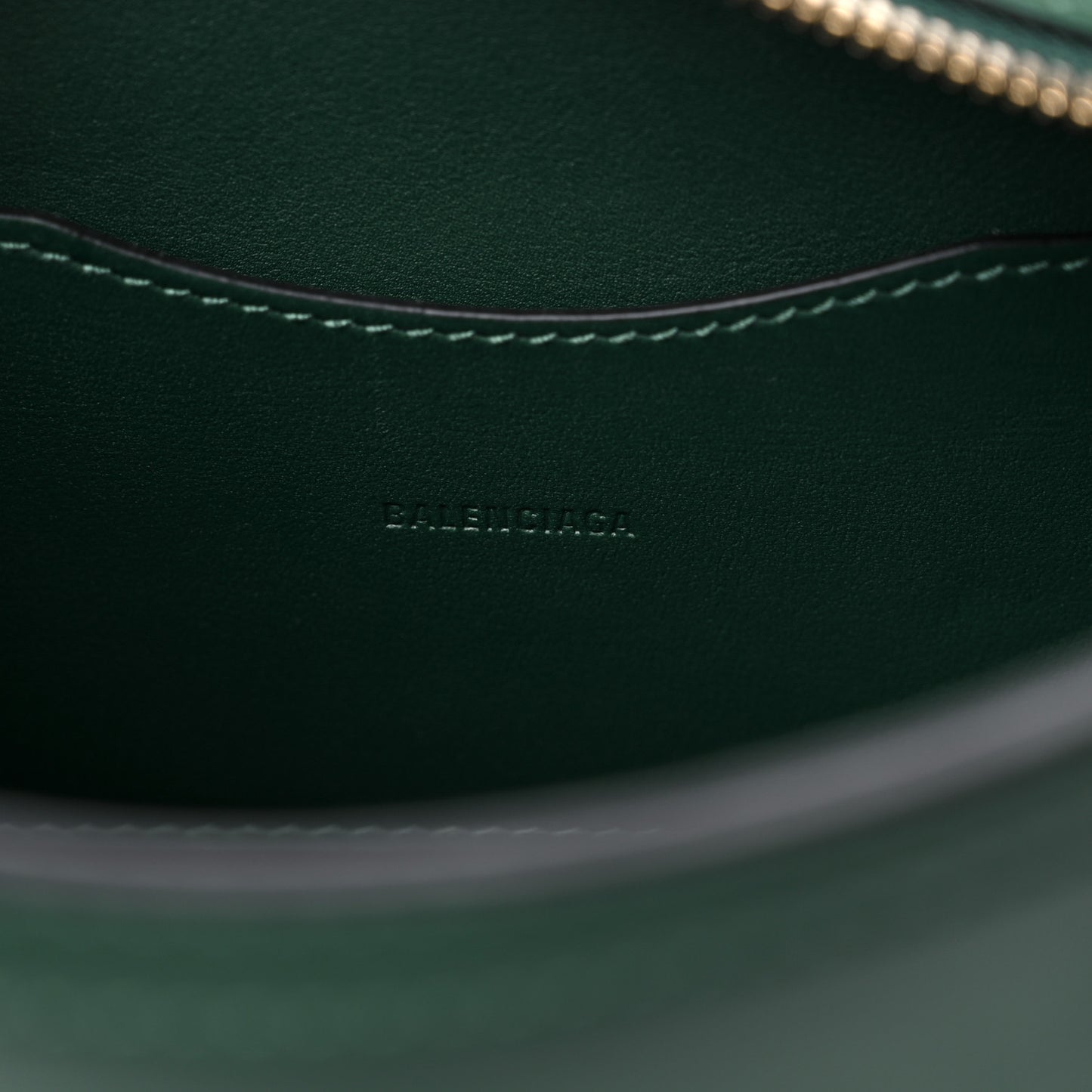 Smooth Calfskin Neo Classic Gold Hardware Mini City Forest Green