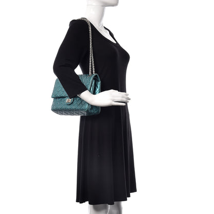 Chanel Metallic Calfskin Quilted 2.55 Reissue 226 Flap Turquoise 2 of 9