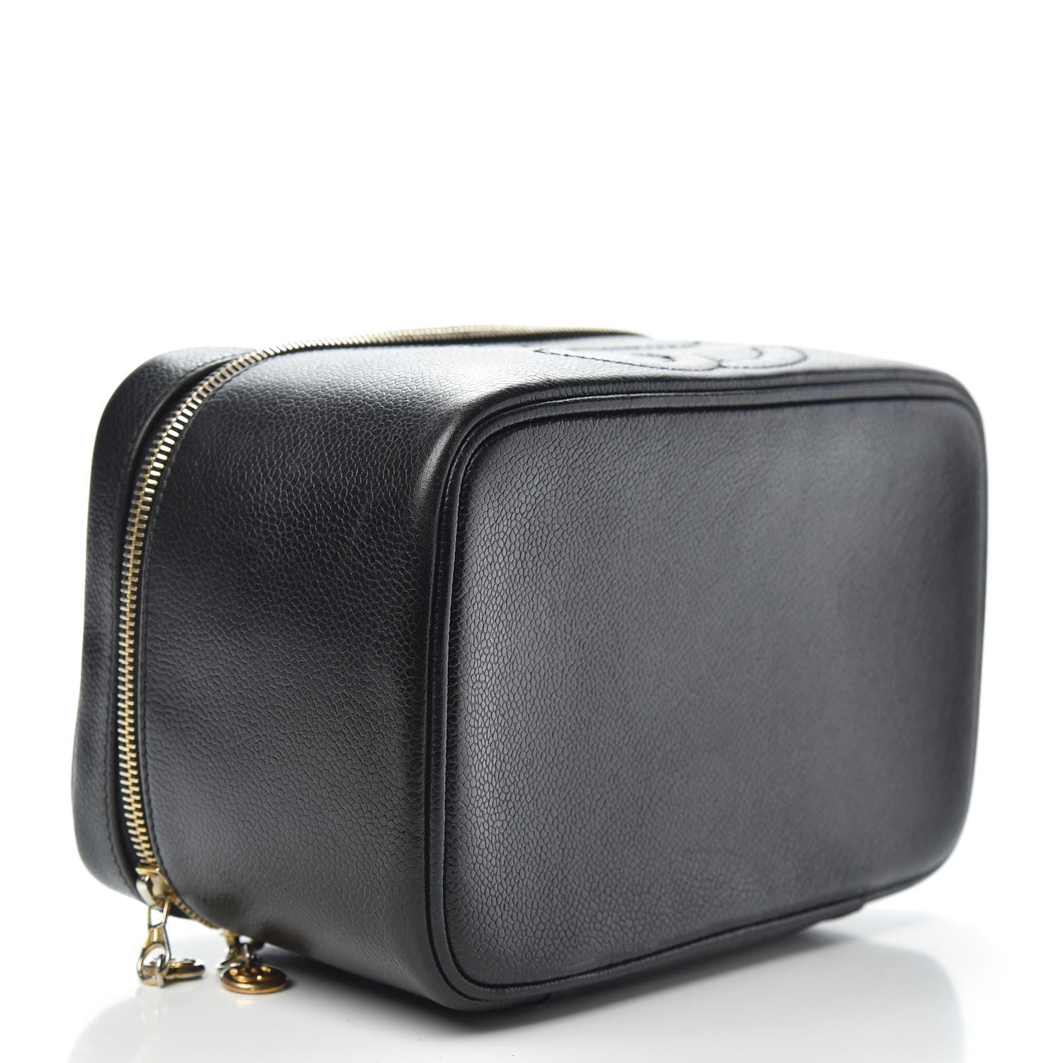Chanel Caviar Vanity Cosmetic Case Black 4 of 11
