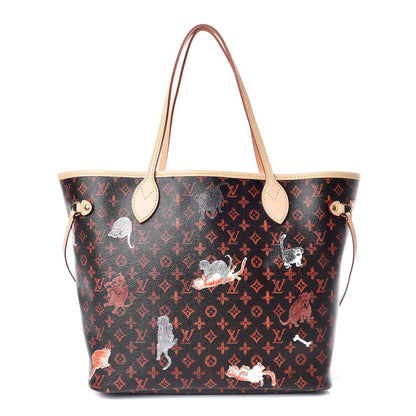 Louis Vuitton Catogram Neverfull MM Marron 3 of 10