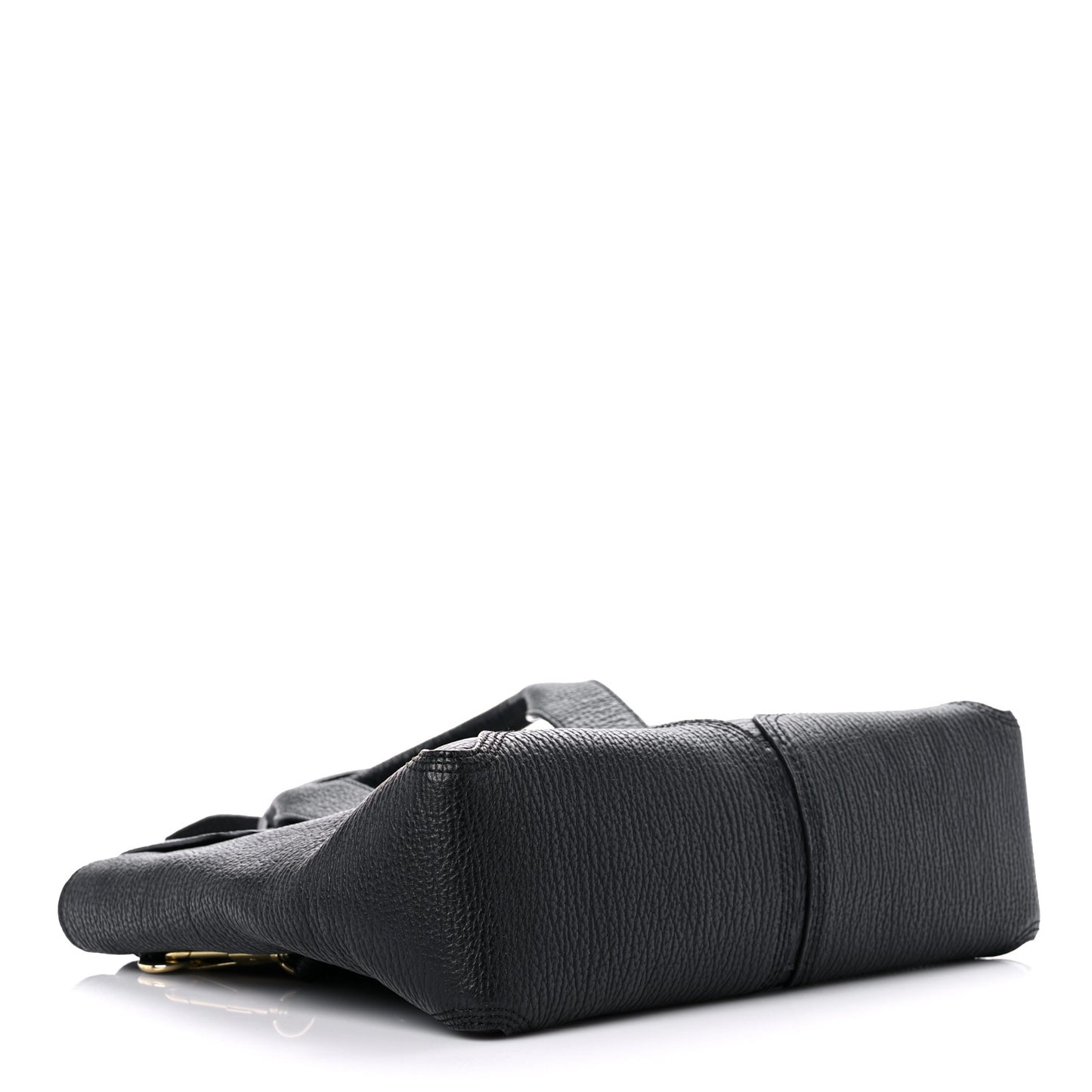 Textured Calfskin Medium Pashli Satchel Black