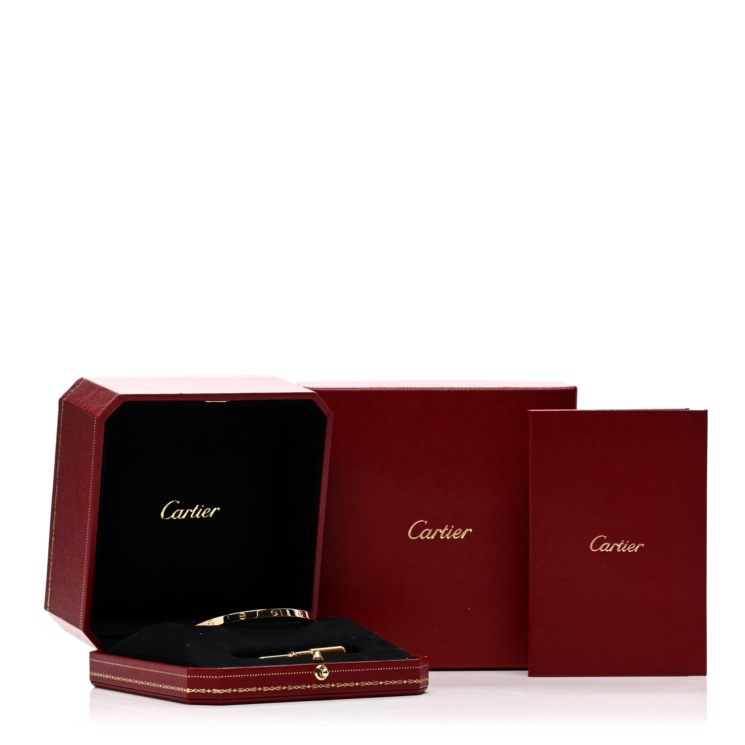 Cartier 18K Yellow Gold Small LOVE Bracelet 17 5 of 5