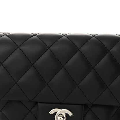 Chanel Calfskin Quilted CC Uniform Flap Belt Bag Black 8 of 10