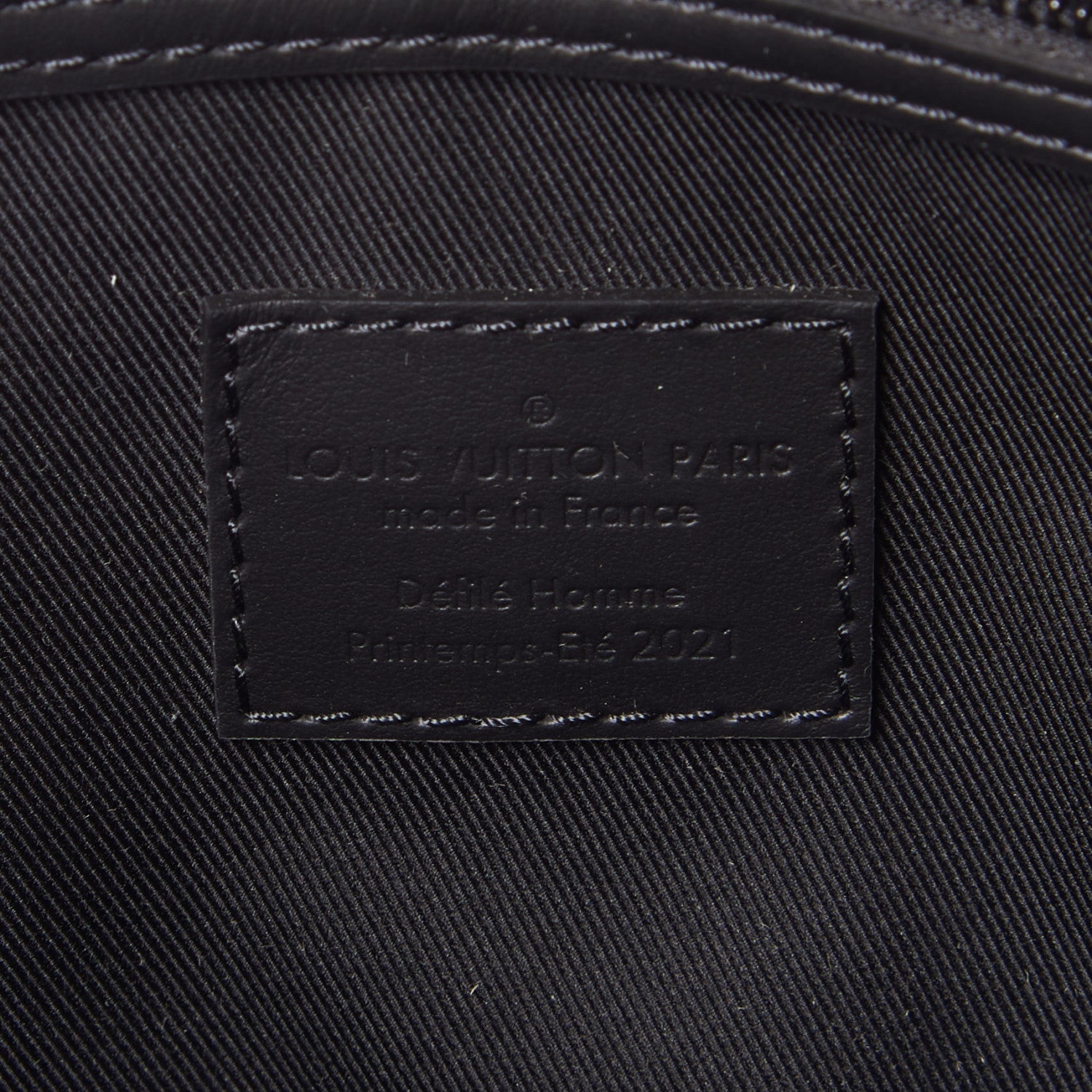 Louis Vuitton Calfskin Damier Distorted Keepall Bandouliere 40 Black 8 of 8
