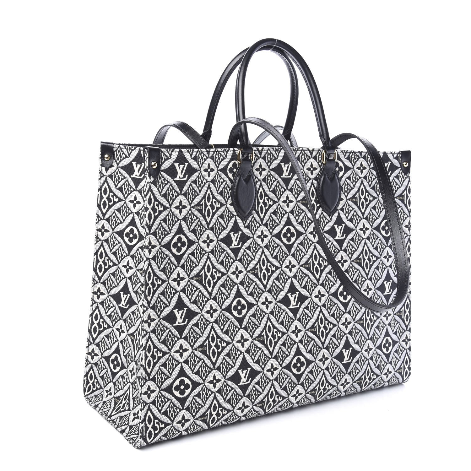 Louis Vuitton Jacquard Since 1854 Onthego GM Grey 2 of 9