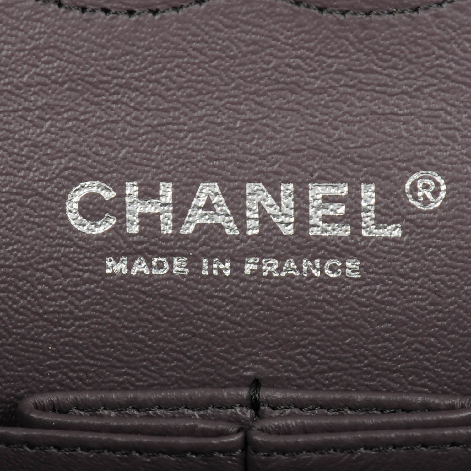 Chanel Iridescent Goatskin Quilted Medium Flap Purple 6 of 8