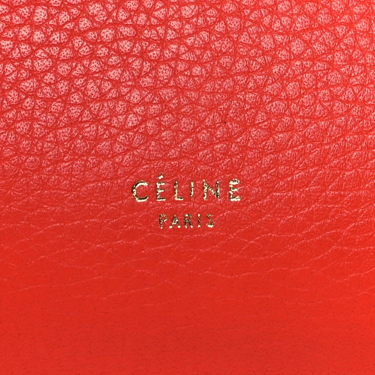 Celine Grained Calfskin Mini Belt Bag Coral Orange 6 of 11