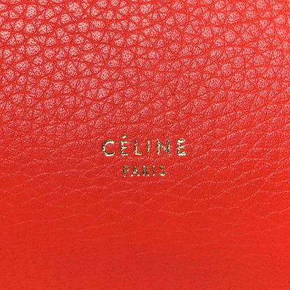 Celine Grained Calfskin Mini Belt Bag Coral Orange 6 of 11