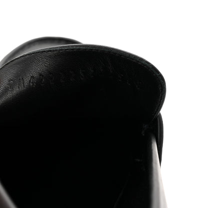 Hermes Calfskin Womens Faubourg Loafers 36 Black 9 of 9