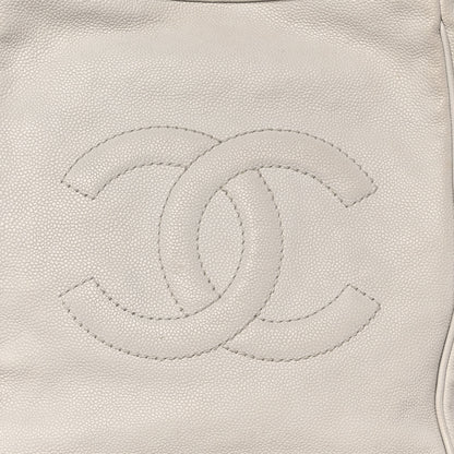 Chanel Caviar Timeless CC Shopping Tote White 13 of 13