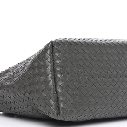 Bottega Veneta Nappa Intrecciato Medium Garda Bag Light Grey 8 of 9