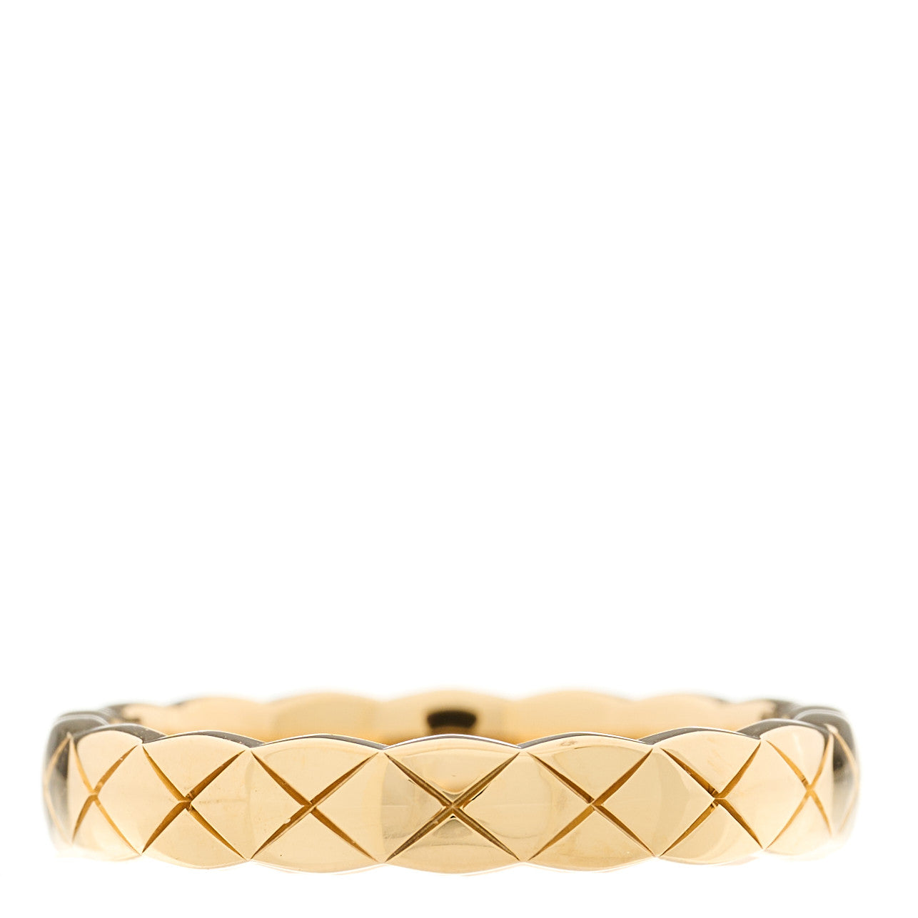 Chanel 18K Yellow Gold Mini Coco Crush Ring 51 5.75 3 of 6