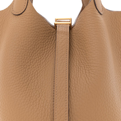 Hermes Taurillon Clemence Picotin Lock 18 PM Biscuit 8 of 11