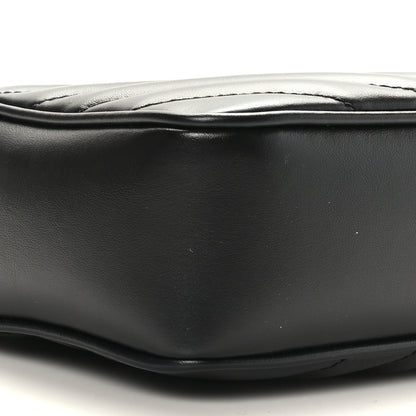 Saint Laurent Calfskin Matelasse Monogram Lou Camera Bag Black 8 of 9