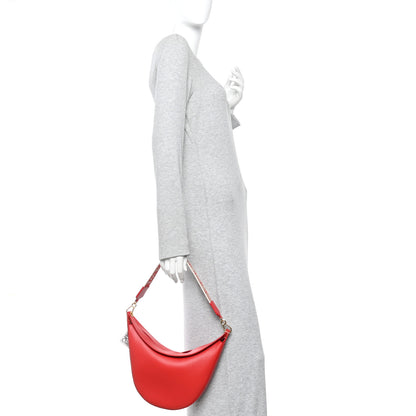 Loewe Satin Calfskin Jacquard Luna Bag Scarlet Red 2 of 9