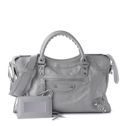 Balenciaga Agneau Classic Silver Hardware City Gris Haussmannien 1 of 10