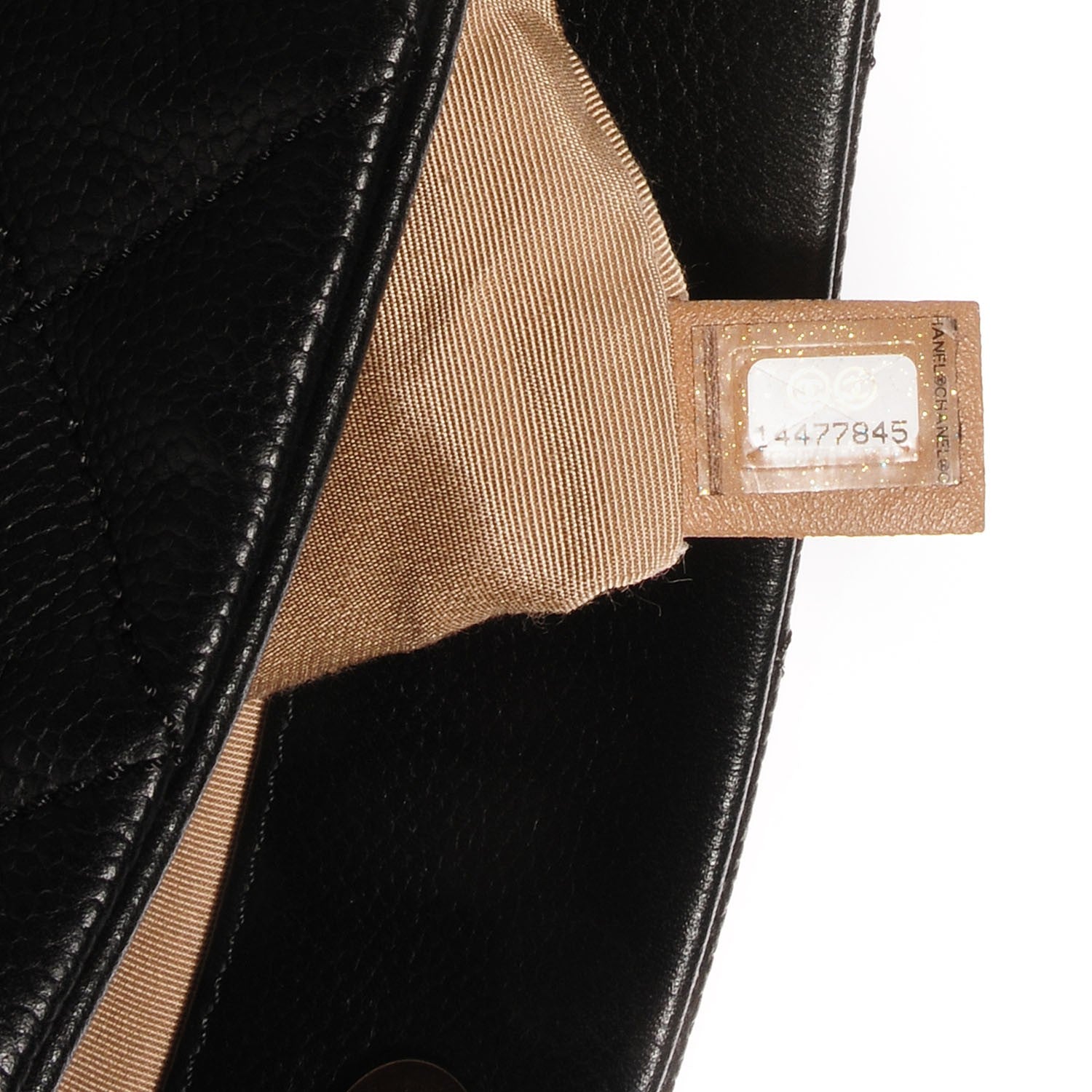 Chanel Caviar Expandable Zip Shoulder Bag Black 6 of 8